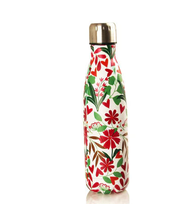 Floral Insulated Water Bottle - 500ml Vacuum Flask