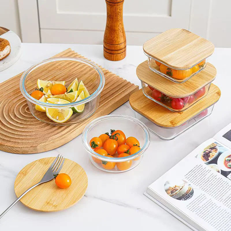 Glass Meal Prep Containers with Lids