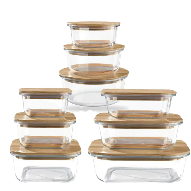 Glass Meal Prep Containers with Lids